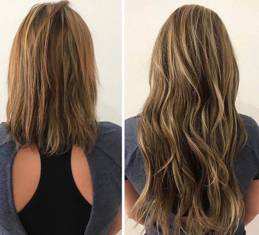 Hair Extensions Before and After | Lauren Ashytn