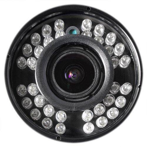 What type of lens is used in a CCTV camera?