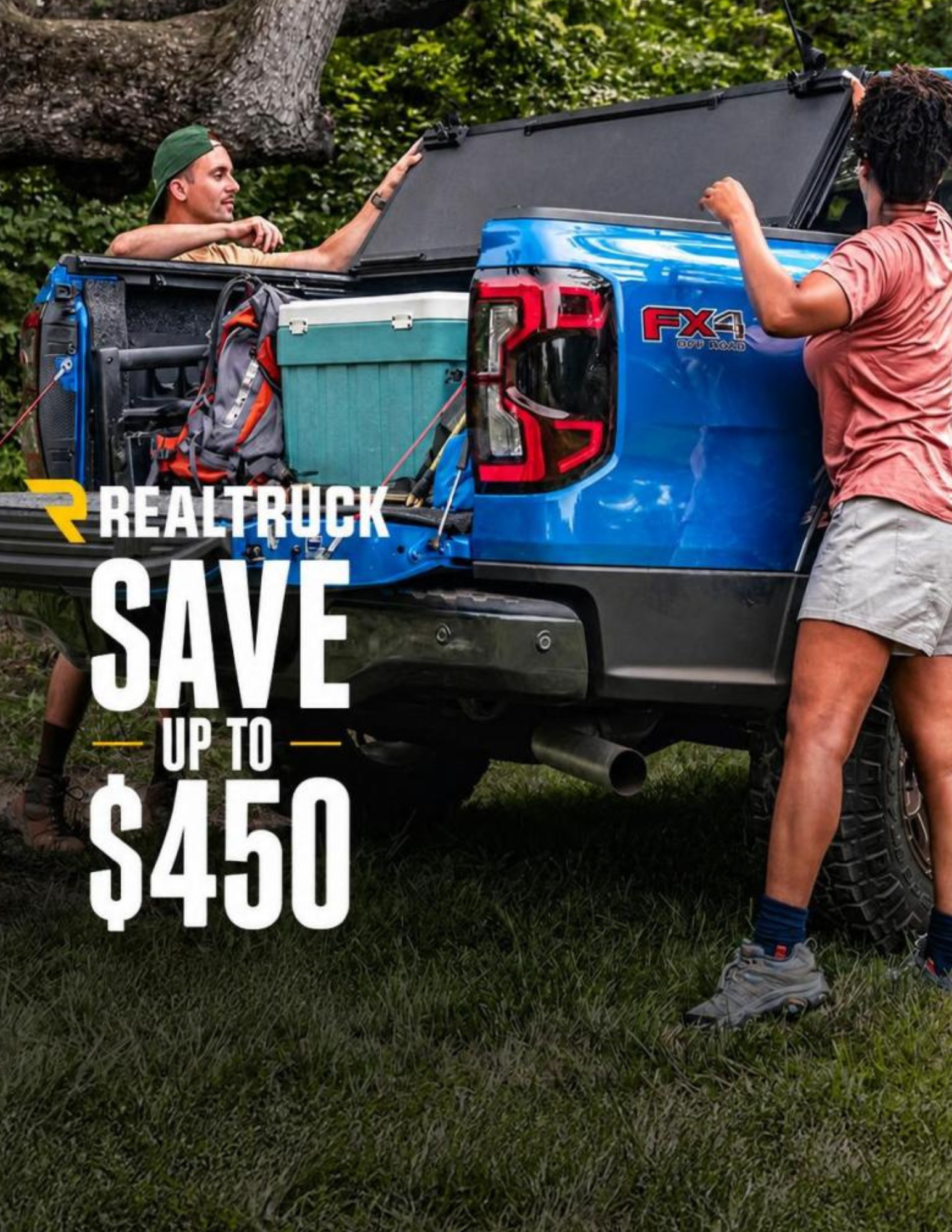 RealTruck Truck Bed Covers, Bed Extenders, Side Steps, and more sale