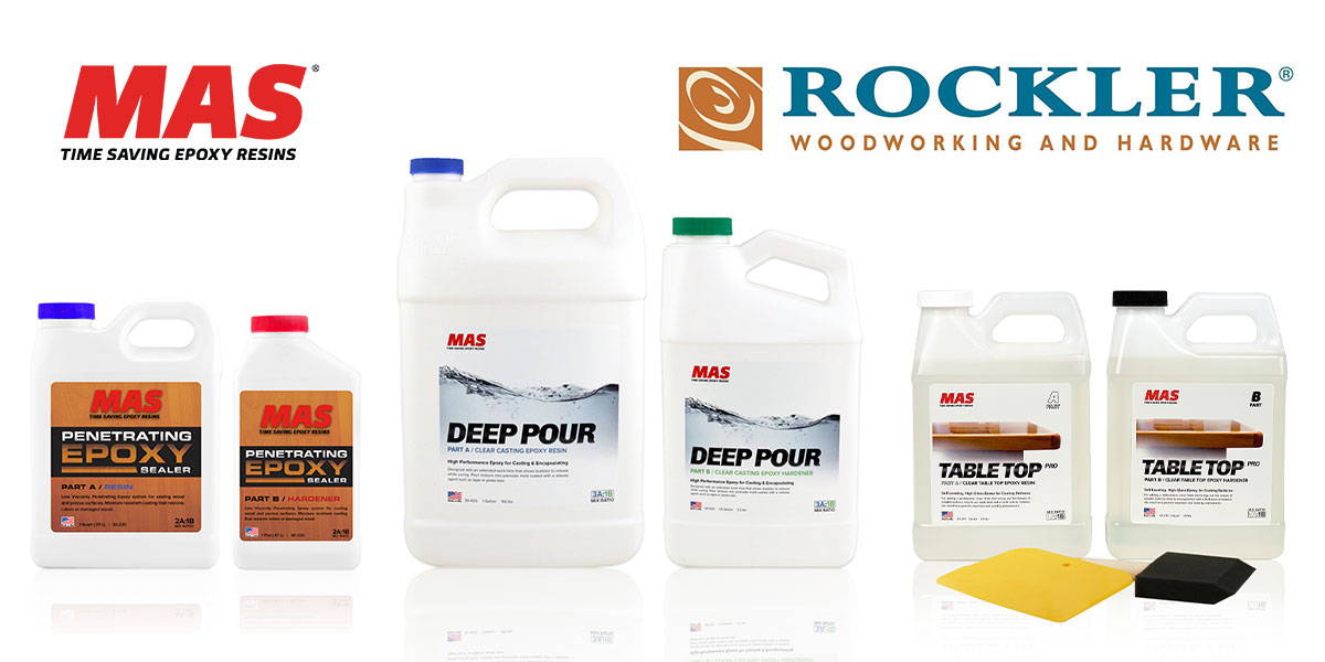 MAS Epoxies available at Rockler Woodworking and Hardware - Mas Epoxies
