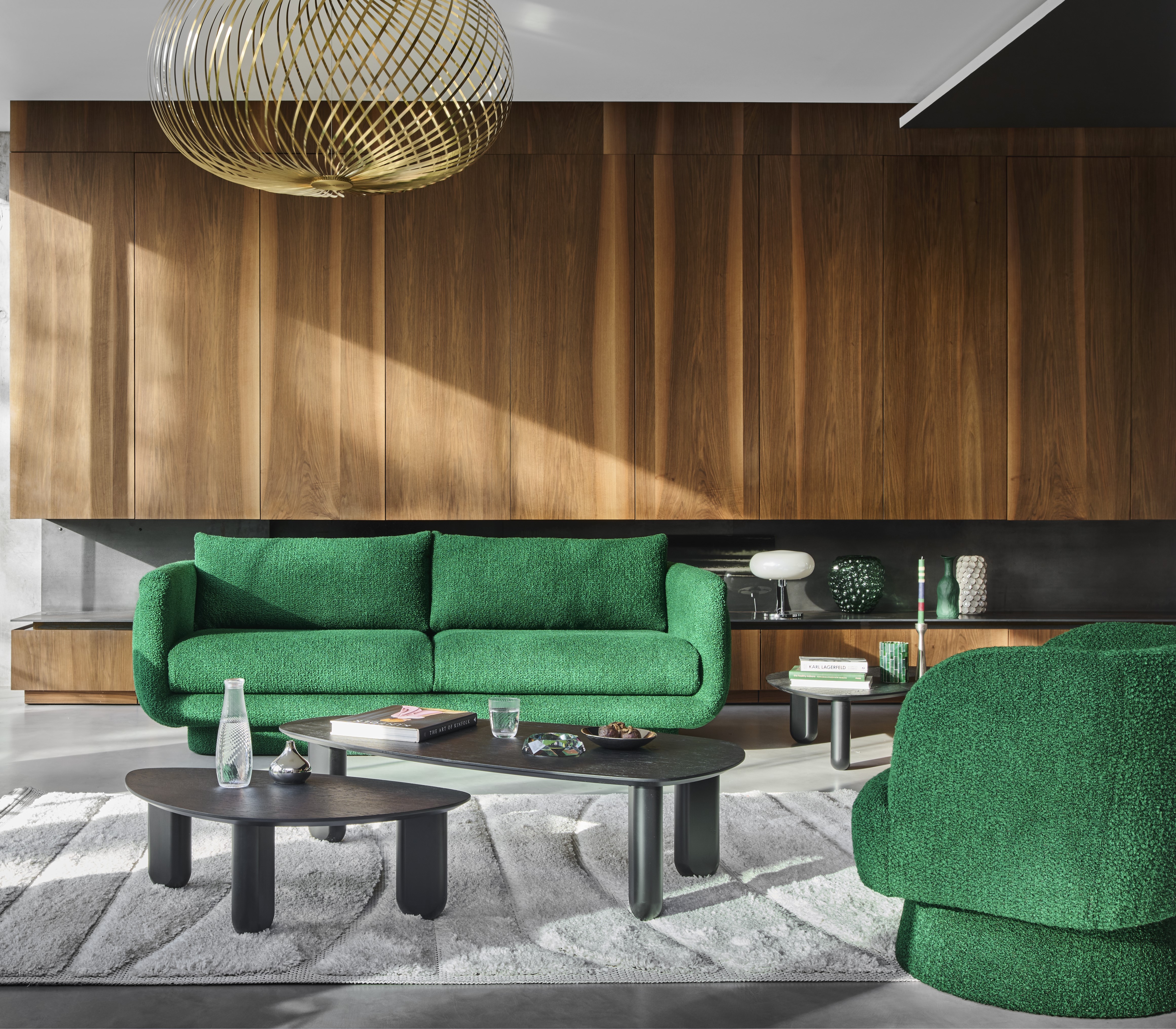 Canapé confortable salon contemporain