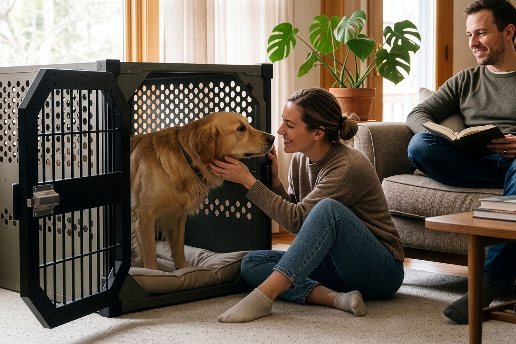 RYFA DOZER STATIONARY DOG CRATE