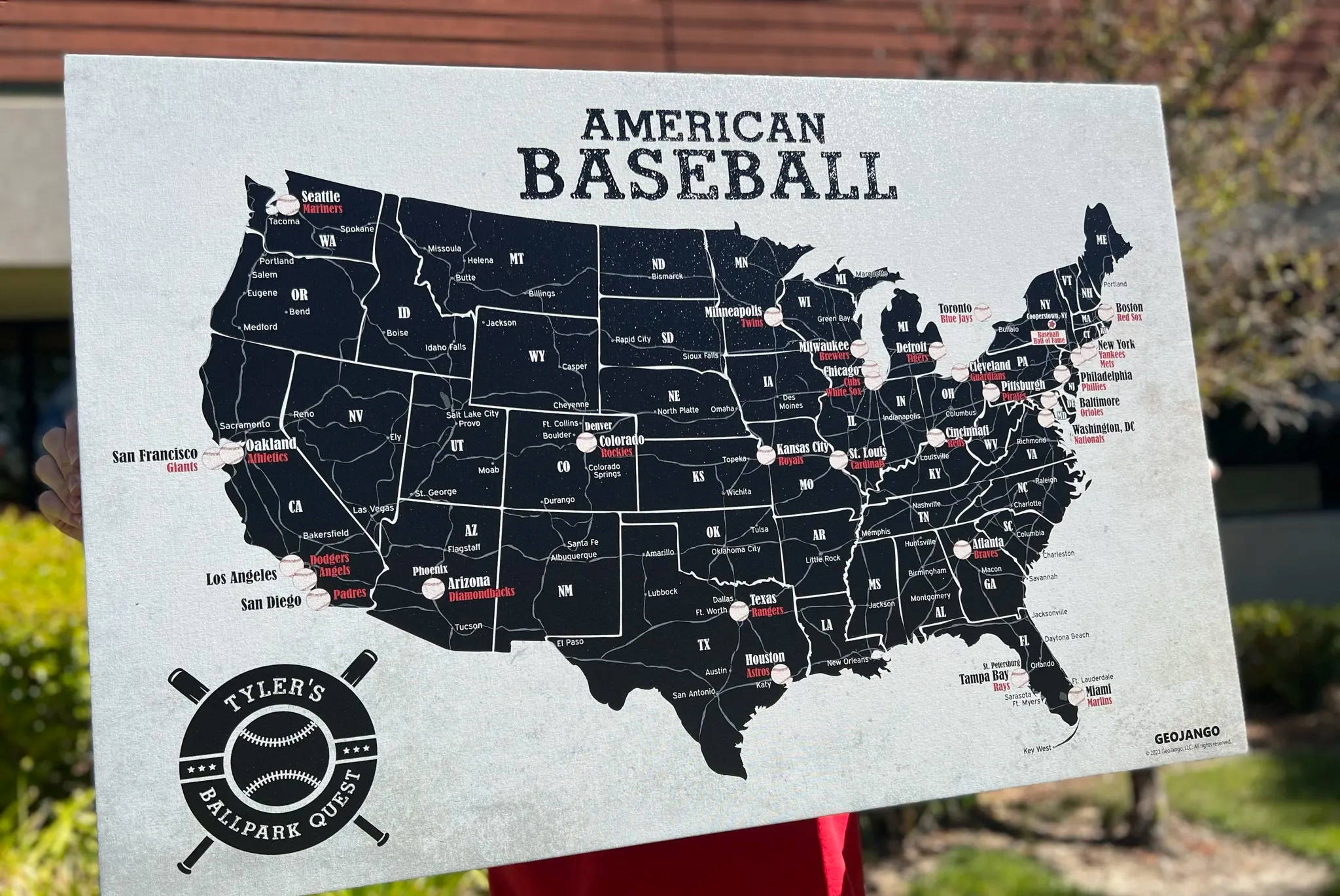 ballpark usa map