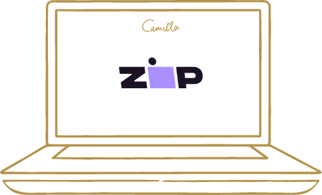 CAMILLA laptop with Zip Icon