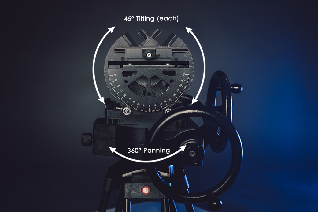 Proaim Orion Mini Camera Geared Head, 15kg / 33lb Payload