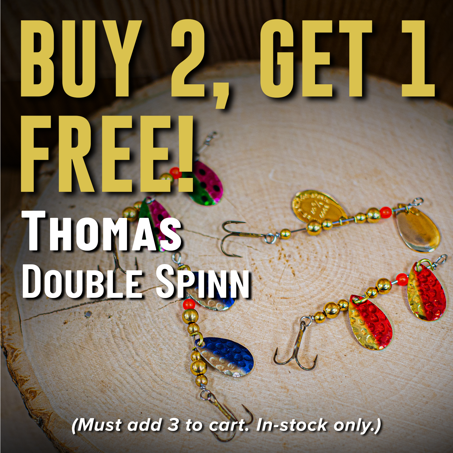 Buy 2, Get 1 Free! Thomas Double Spinn