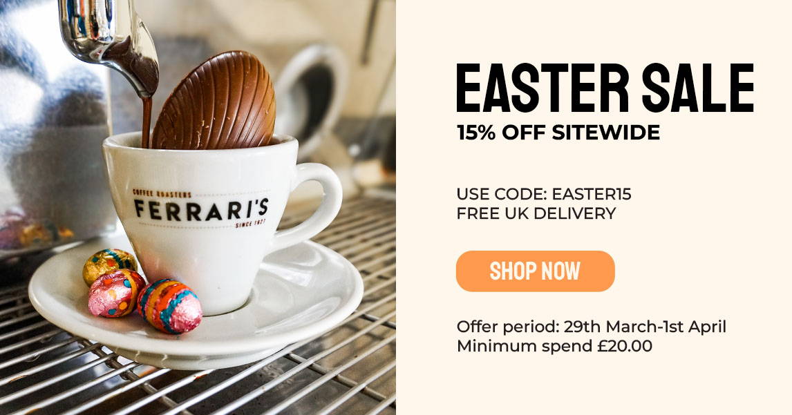Ferrari's Coffee, Easter Sale, 15%off Sitewide