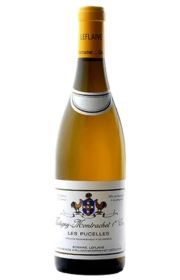Bottle of white wine with elegant label design.