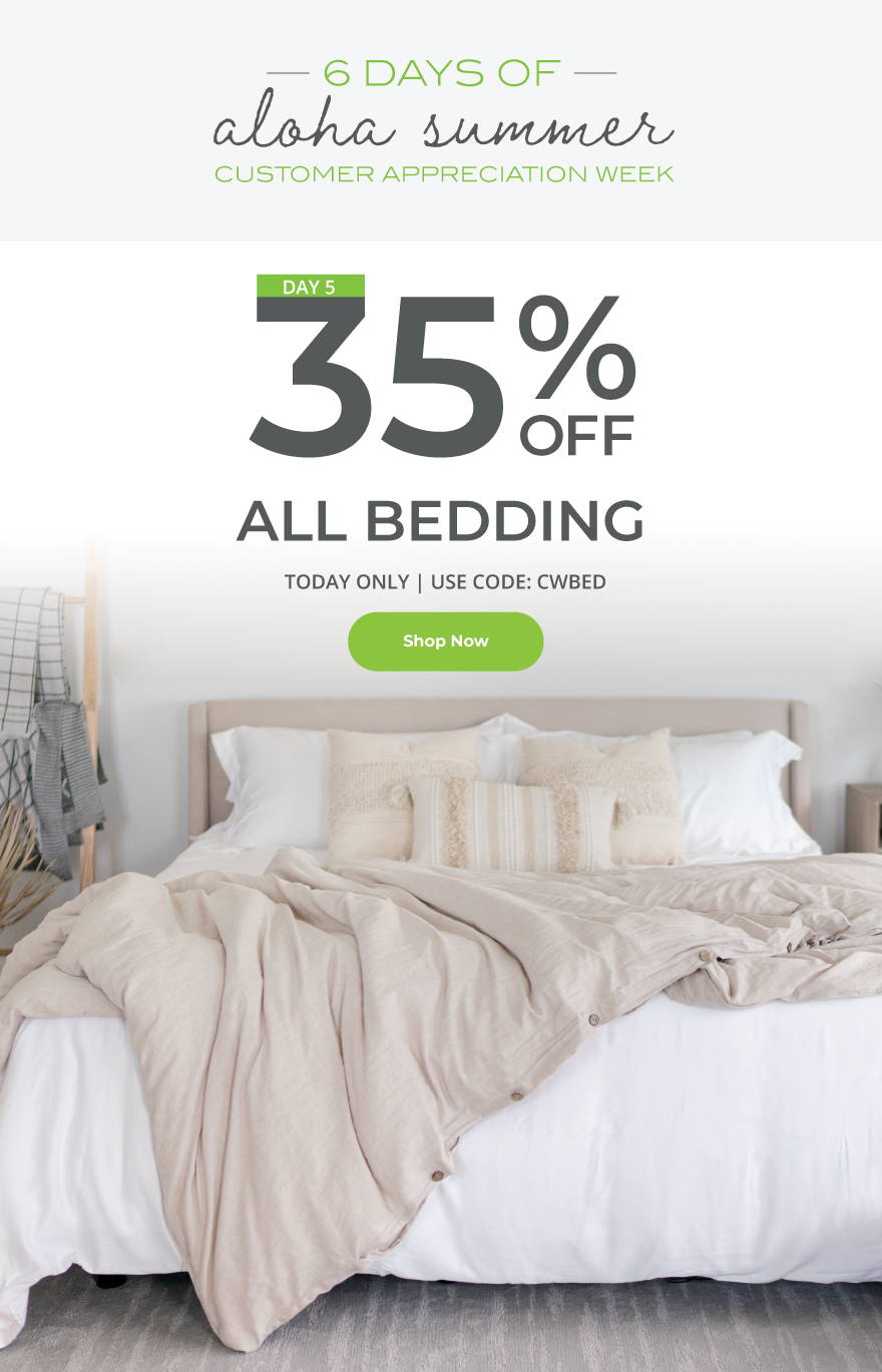 35 % rabat på sengetøj