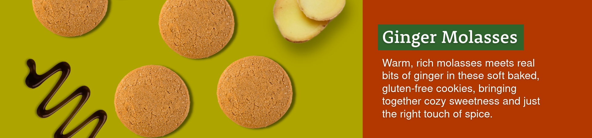 Ginger Molasses Soft Baked Gluten-Free Cookies