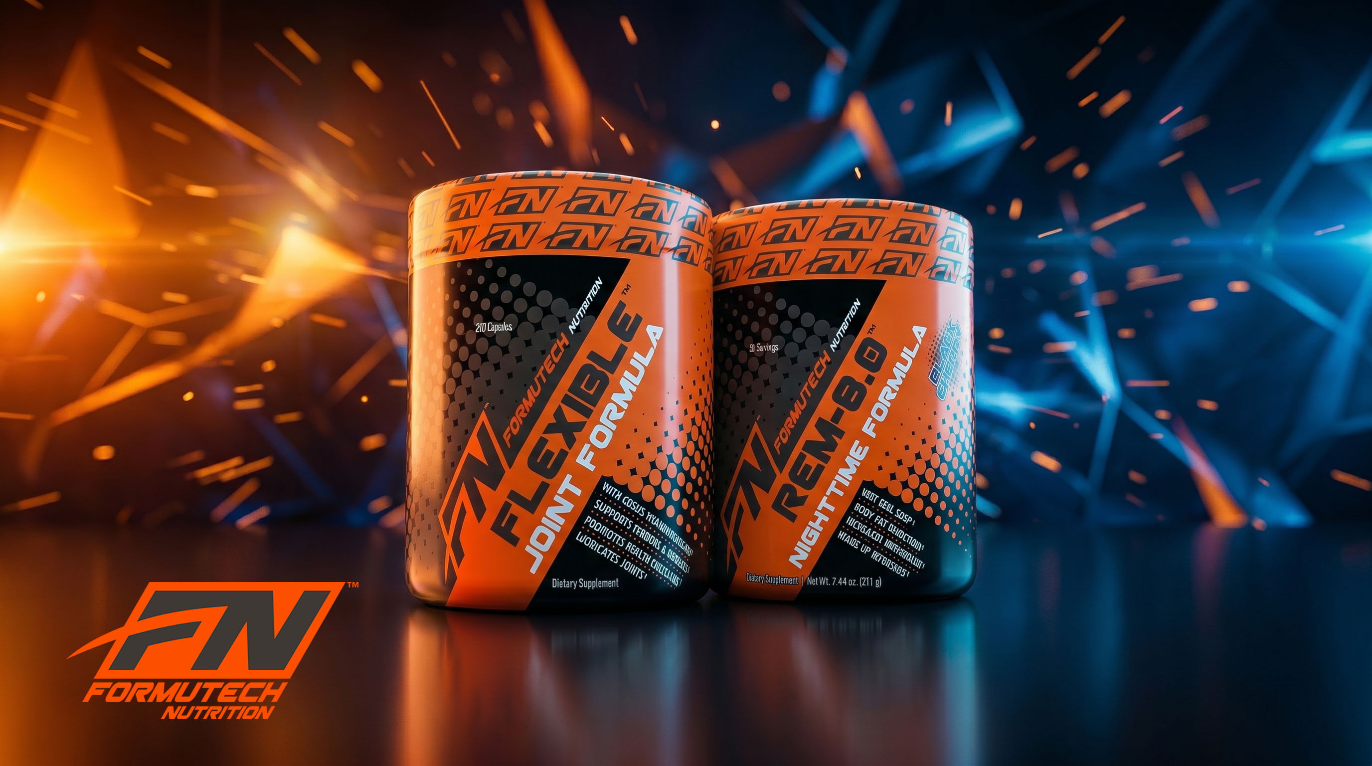 Formutech Nutrition Featuring Flexible Joint Formula and REM-8.0 Night Time Formula