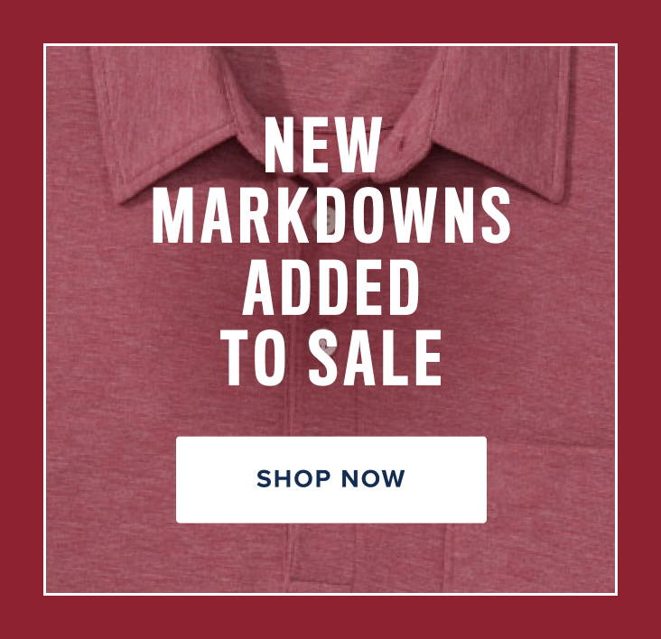 New markdowns added to sale. 