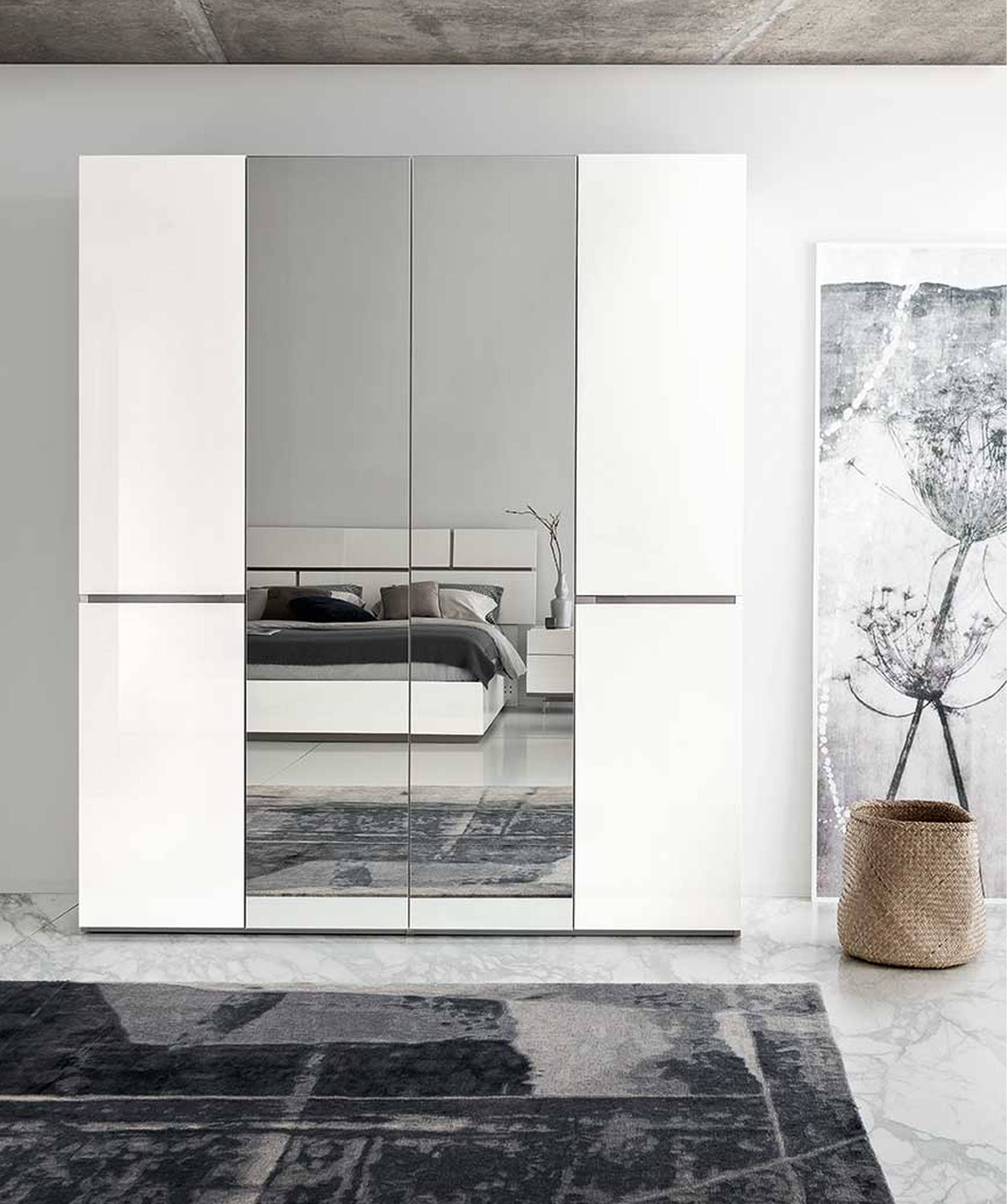 Alf Italia Wardrobes In Norwich - Artemide White High Gloss Collection