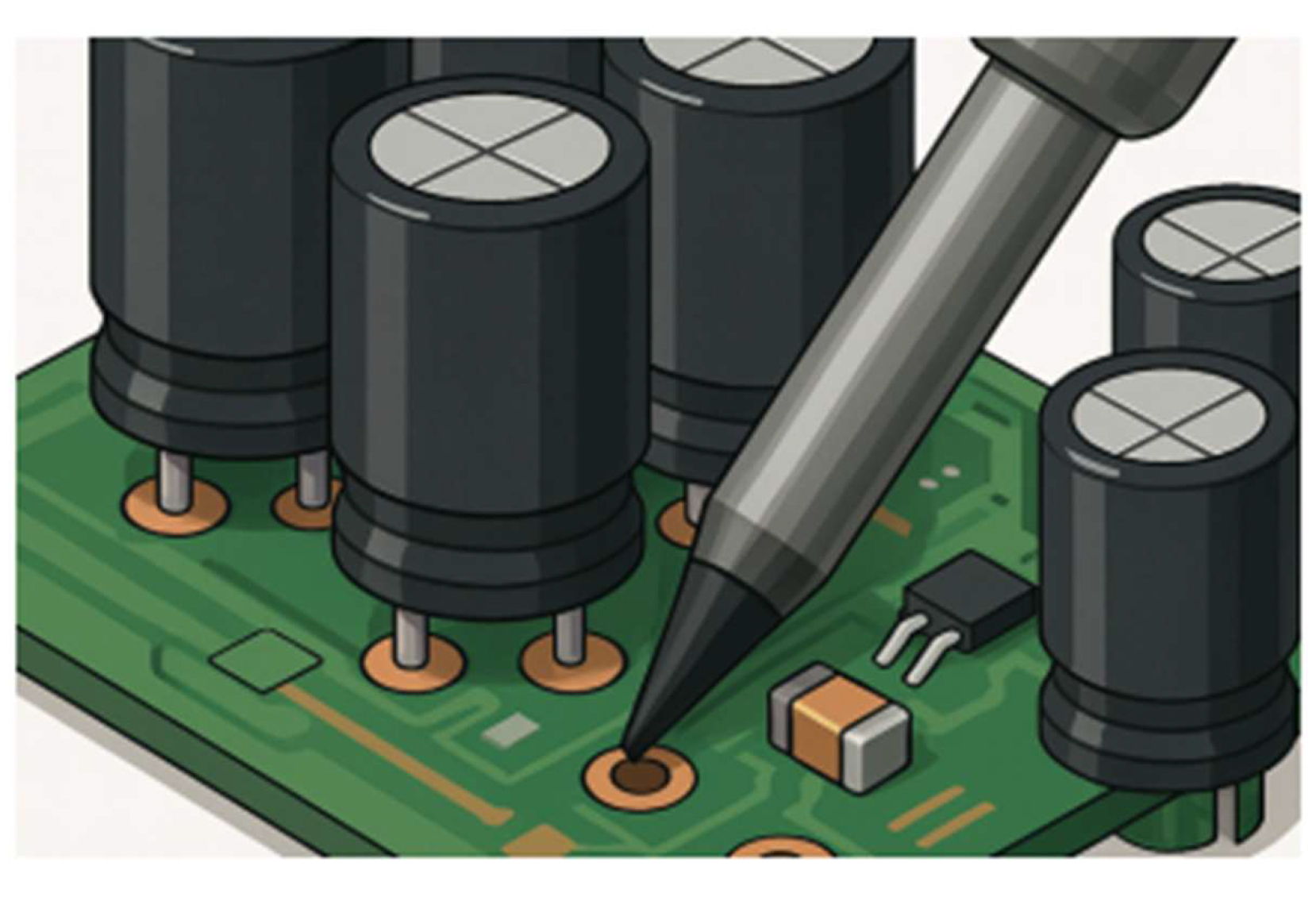 UH Heater for the Fastest and most economic PCB Robotic Soldering. Fancort Industries and Japan Unix