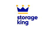 Logo of Storage King with a crown symbol.