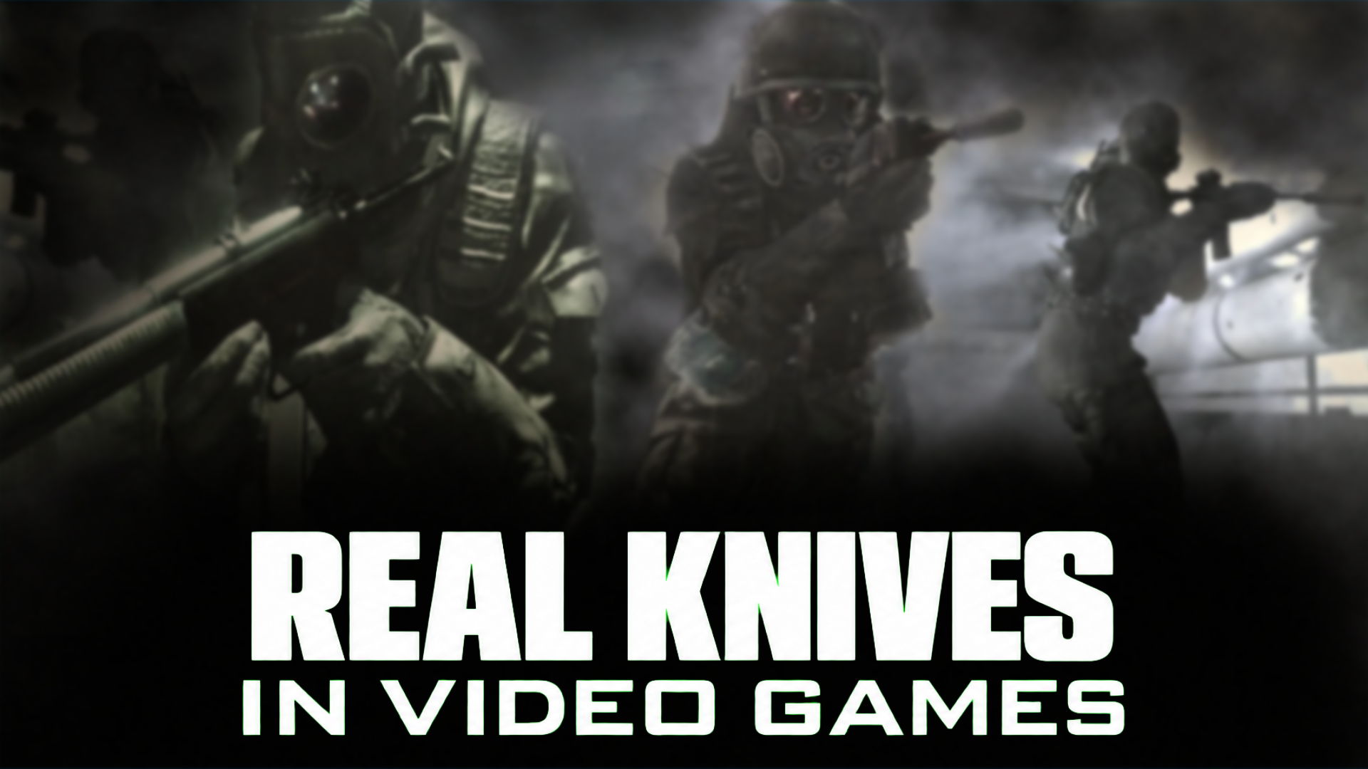 Image featuring soldiers with guns and the text 