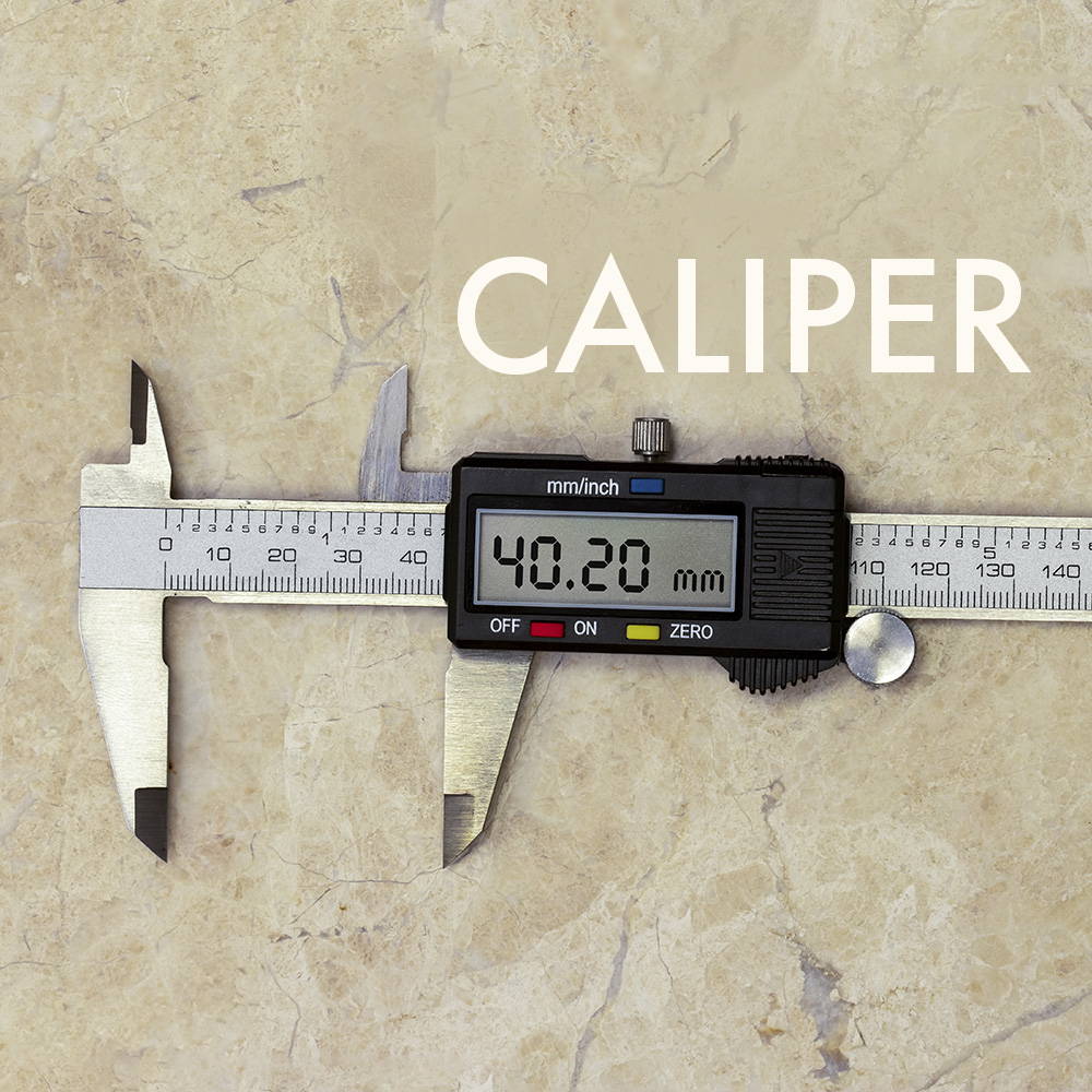 Caliper used to measure rings