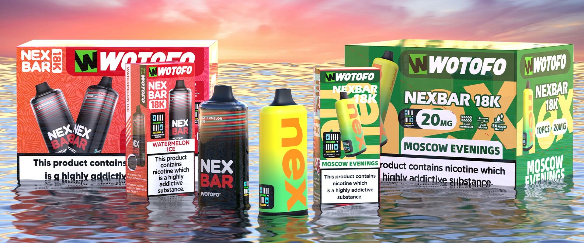 WOTOFO nexBAR 18K Package