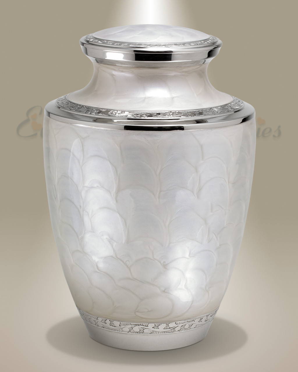 Brass Pearl Beauty Cremation Urn