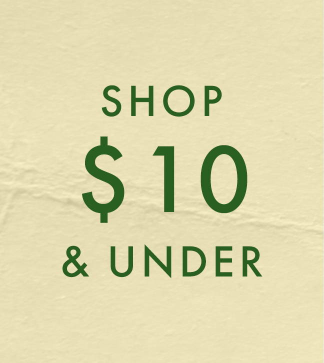 Shop $10 & Under