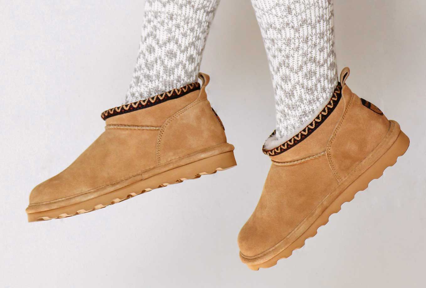 Bearpaw Leather Baby Shoes