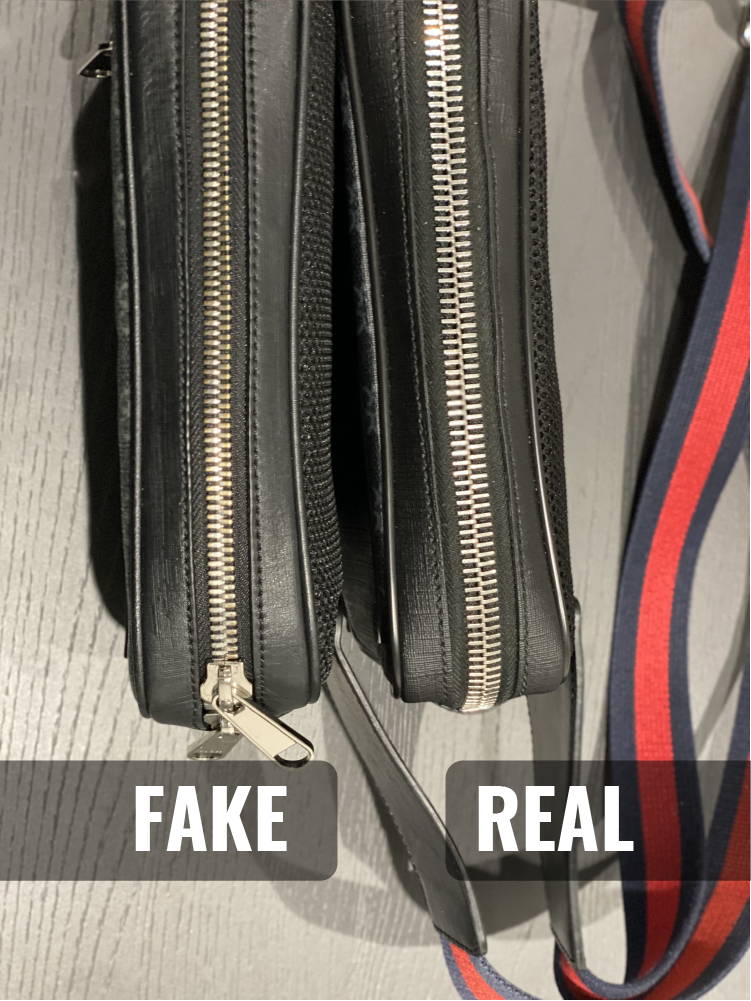 gucci belt bag real vs fake