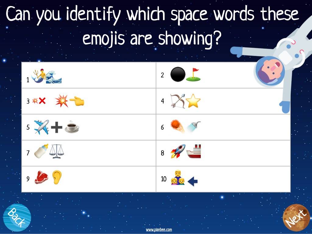 Space Brain Teaser Puzzle Activities for KS2