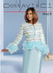 Elegance Fashions | Donna Vinci Italy 2024 Women Church Suits and Dresses
