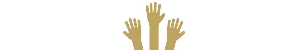 3 GOLD HAND ICONS