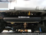 HornBlasters branded black air tank yellow valve rear axle install Raymond's 2004 RAV4 844K Nightmare Edition gallery photo 8