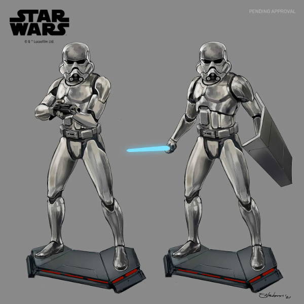 Star Wars™ - Stormtrooper™ (Concept) Premier Collection Statue - 2021 Premier Guild Membership Gift