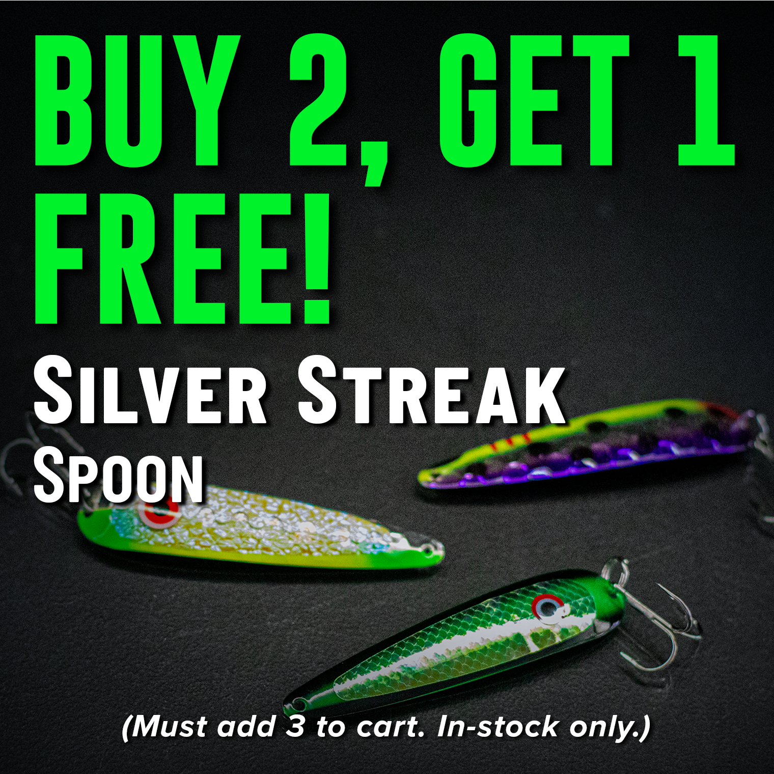 Buy 2, Get 1 Free! Silver Streak Spoon (Must add 3 to cart. In-stock only.)