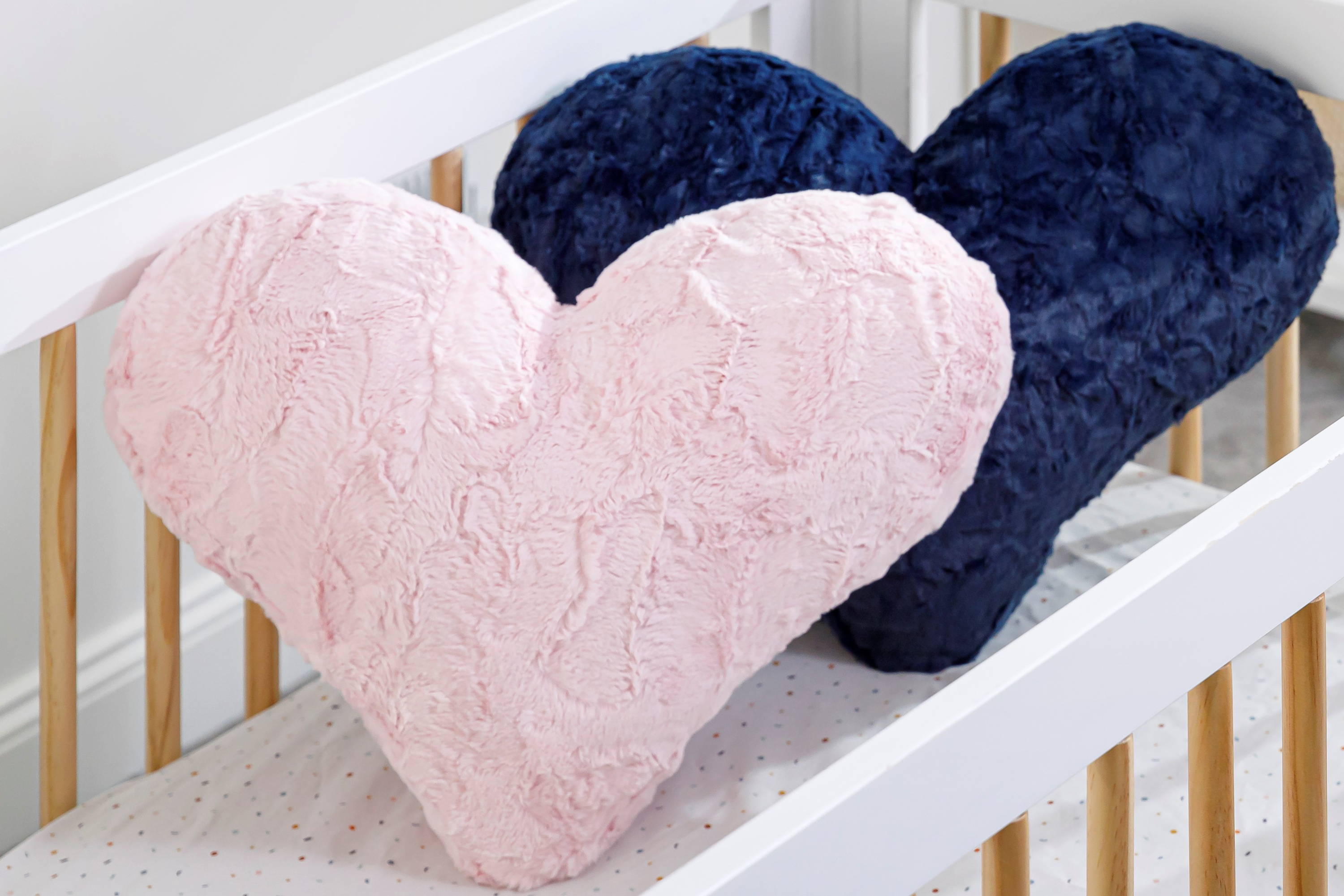 Cuddle heart pillow sewing project for Valentine's day