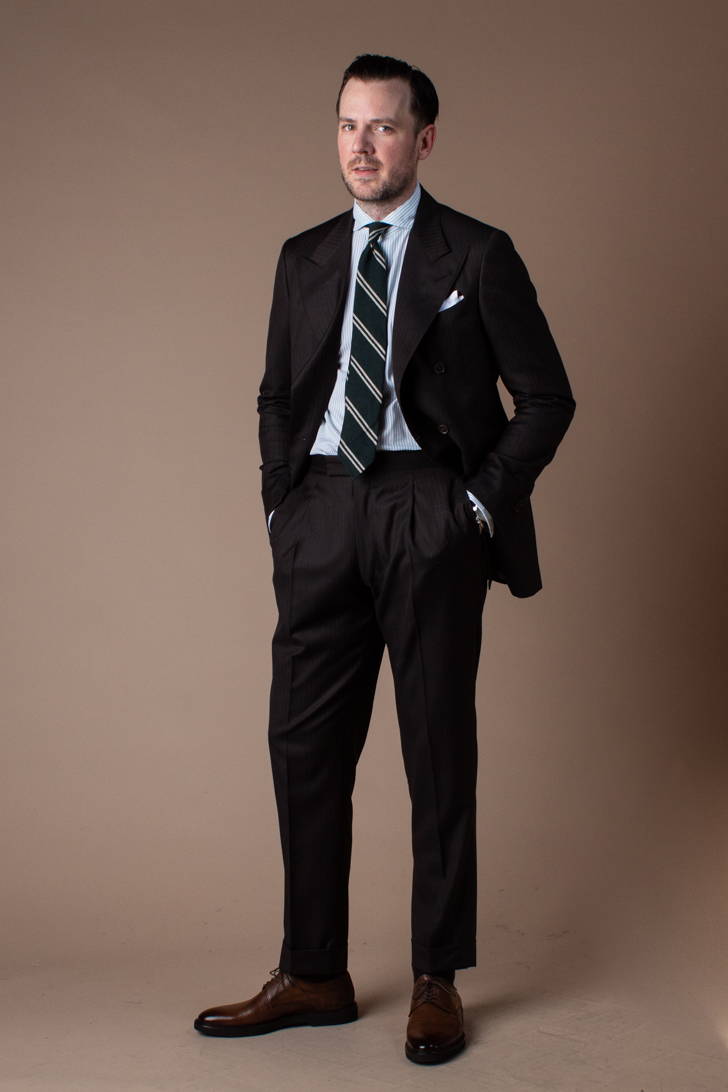 Articles of Style | 1 Piece/12 Ways: The Chocolate Herringbone Suit