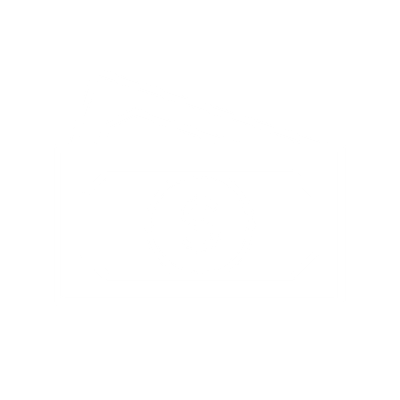 Icon of dollar bills in white on a black background.