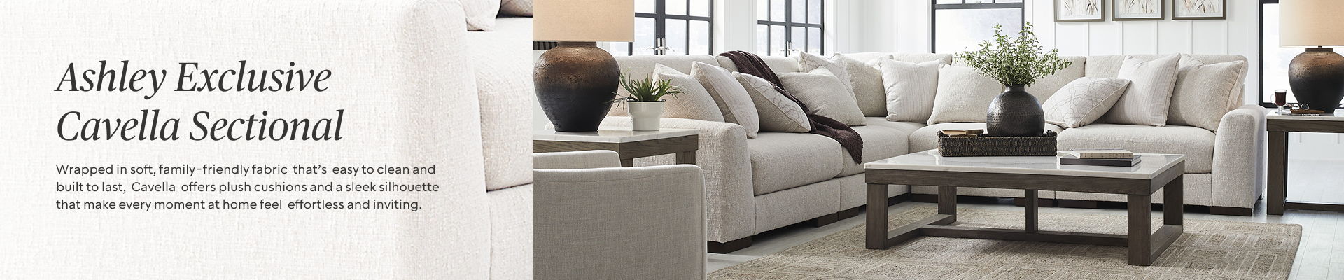 Ashley Exclusive Cavella Sectional