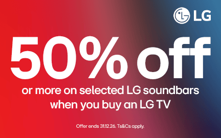 LG - 50% off or more on selected soundbars when you buy an LG TV