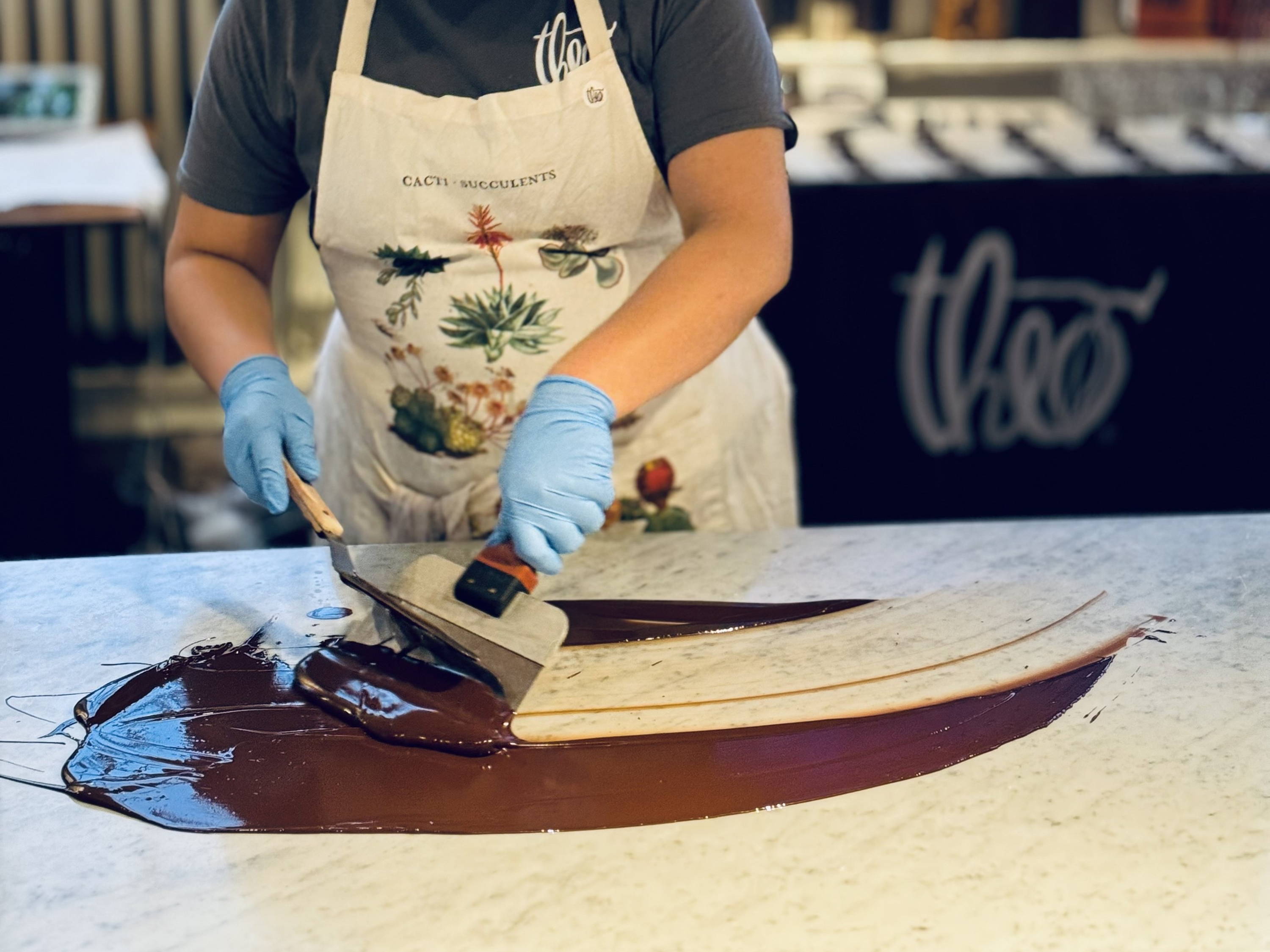 In-Store chocolate tempering demo