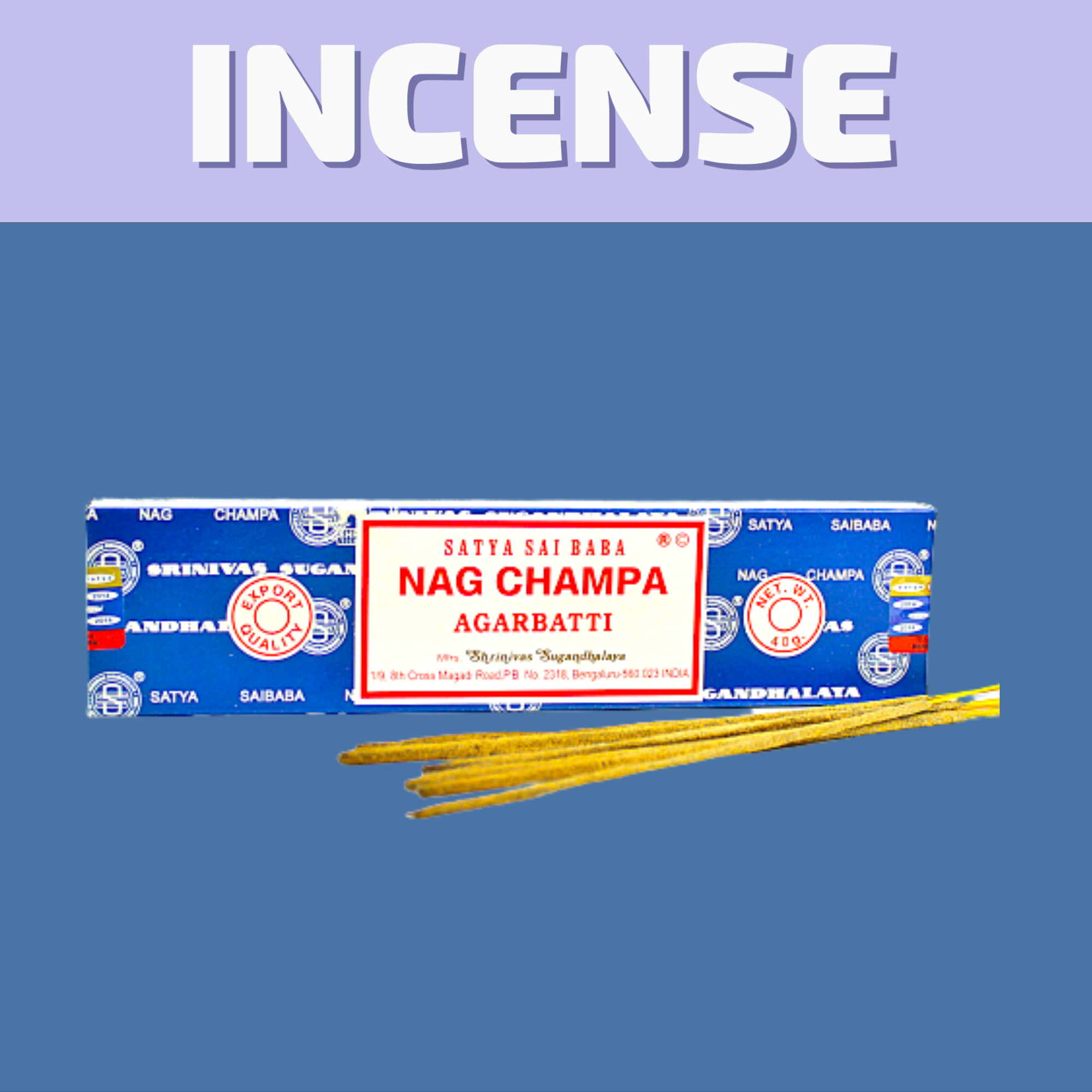Order Nag Champa Incense and Incense Burners online for same day delivery in Winnipeg or visit our dispensary on 580 Academy Road. 