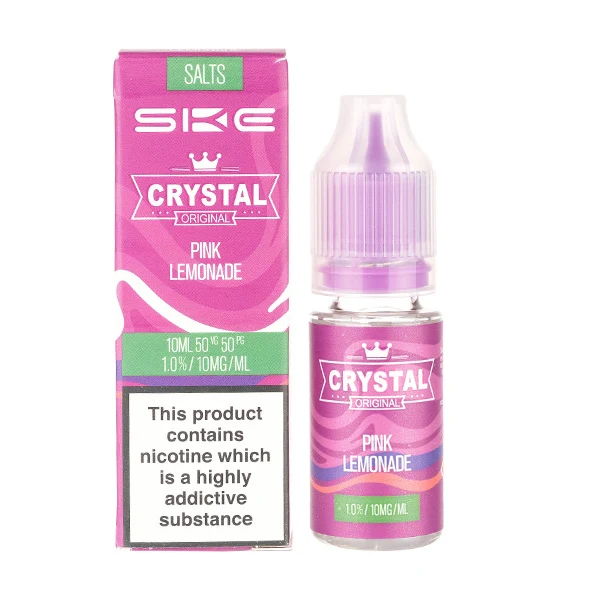 E-liquid bottle and packaging labeled 