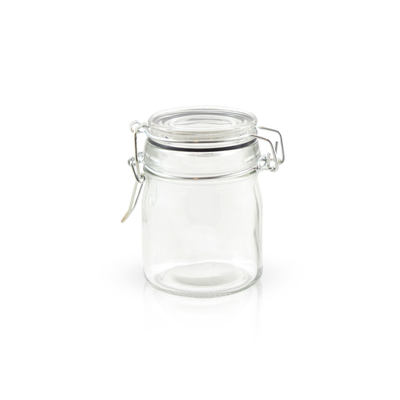 A glass mini jar