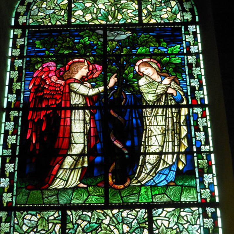 The Burne-Jones windows in the Epiphany Chapel at Winchester Cathedral.