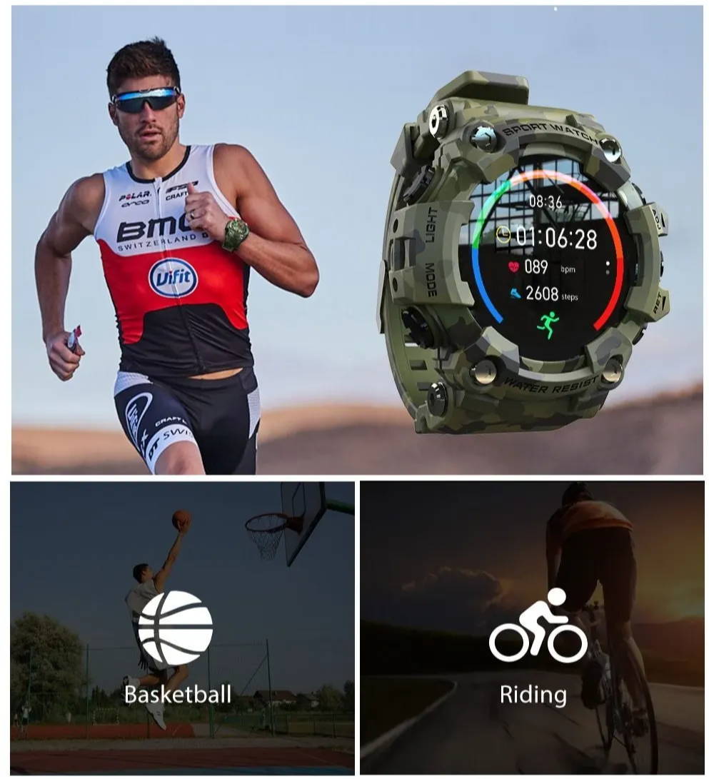 Lokmat Attack Smartwatch Fitness Tracker