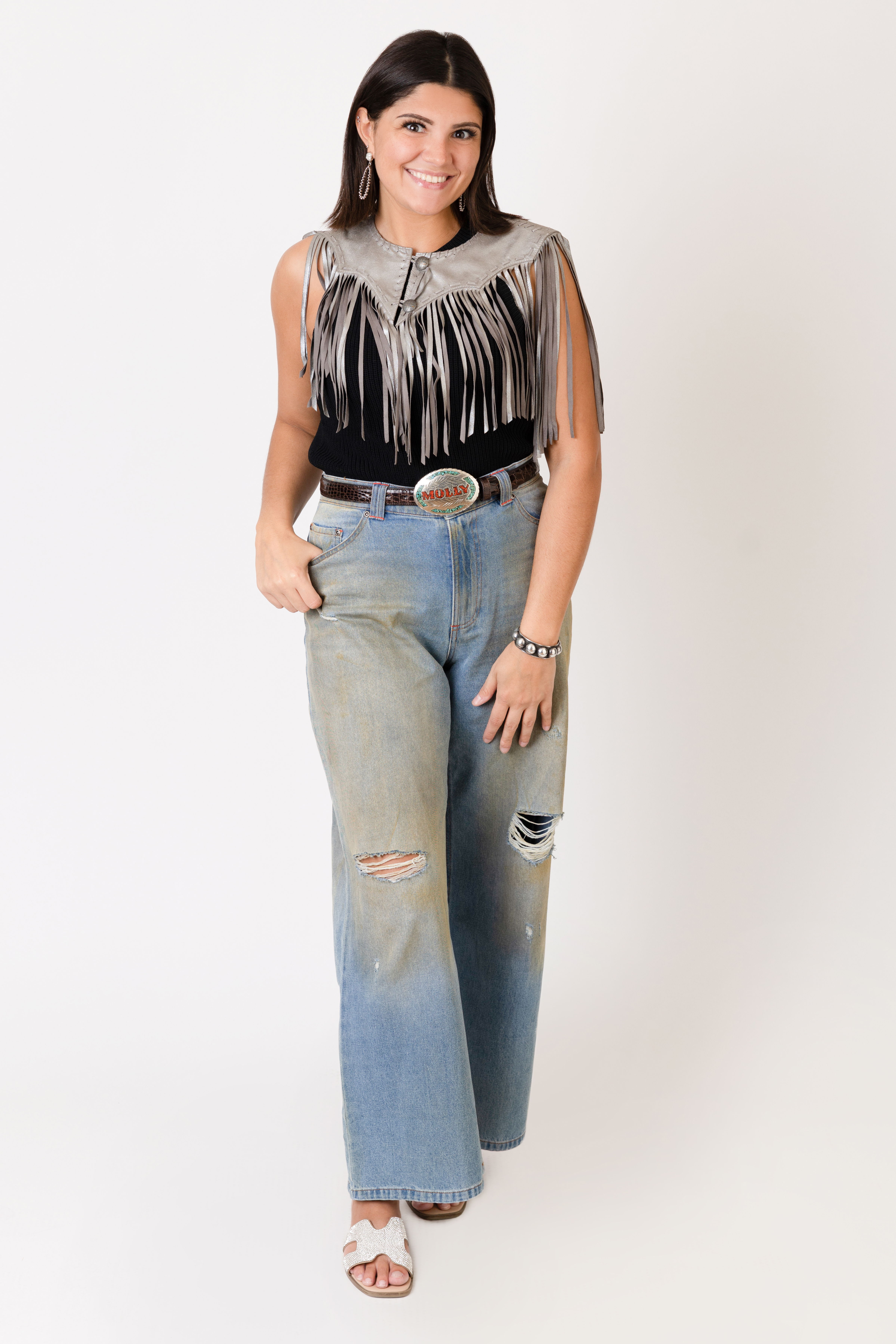 MOLLY GLENDENNING: Sonora Collar, Driller’s Denim Pant