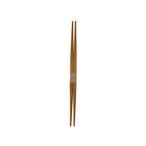 Brown chopsticks in a small wrapper
