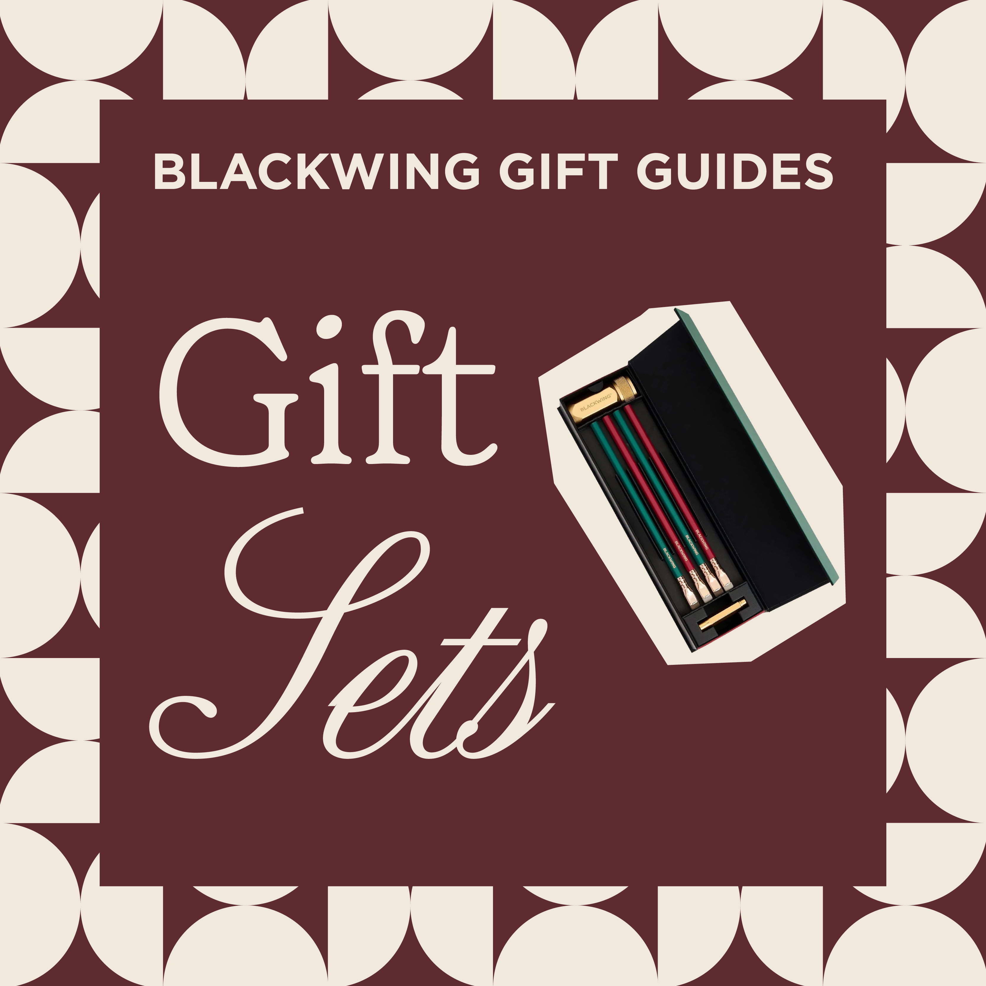 Blackwing Gift Guide for Gift Sets showcasing the Holiday Pencil Essentials Set