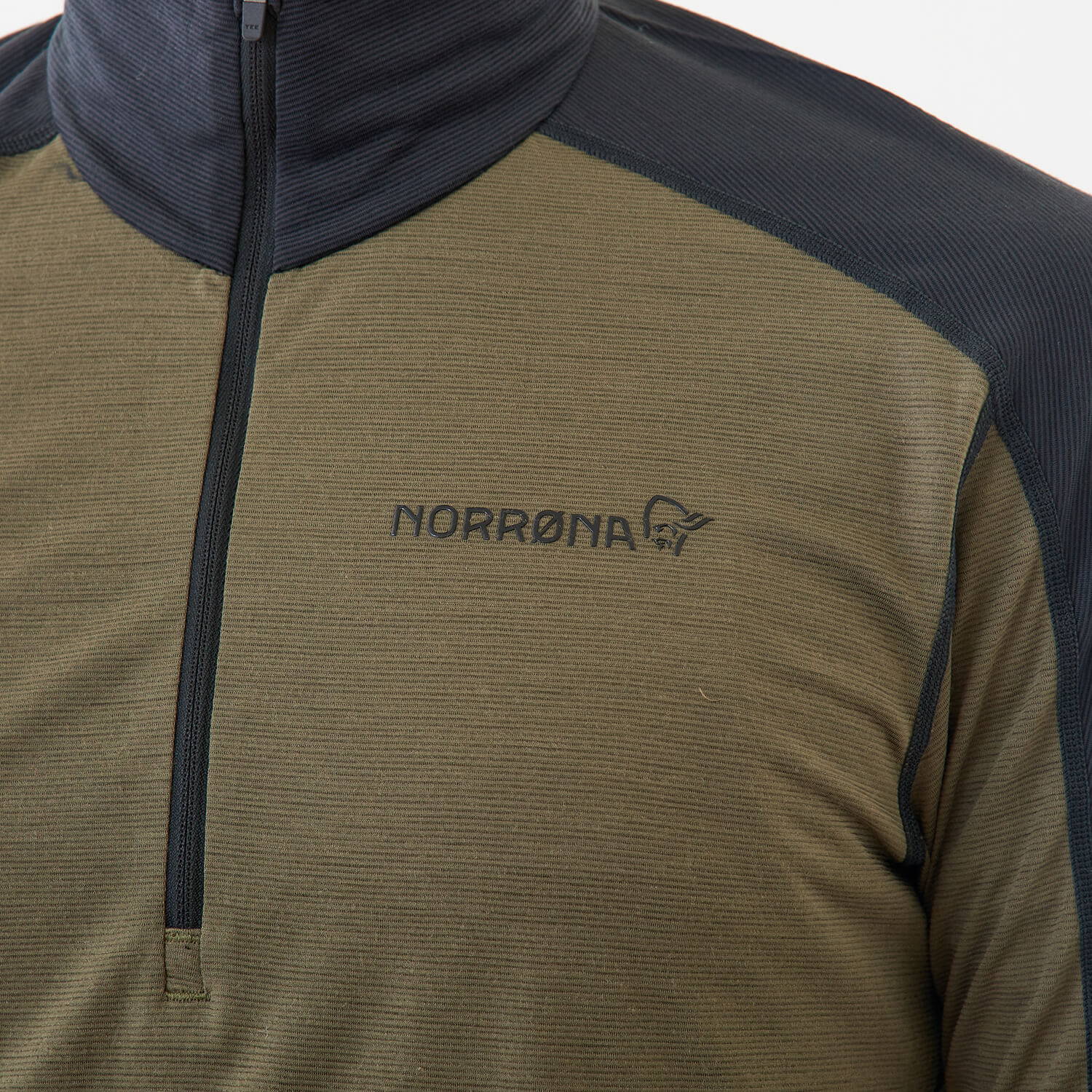 NORRONA（ノローナ）/イコライザー メリノジップネック/カーキ/MENS