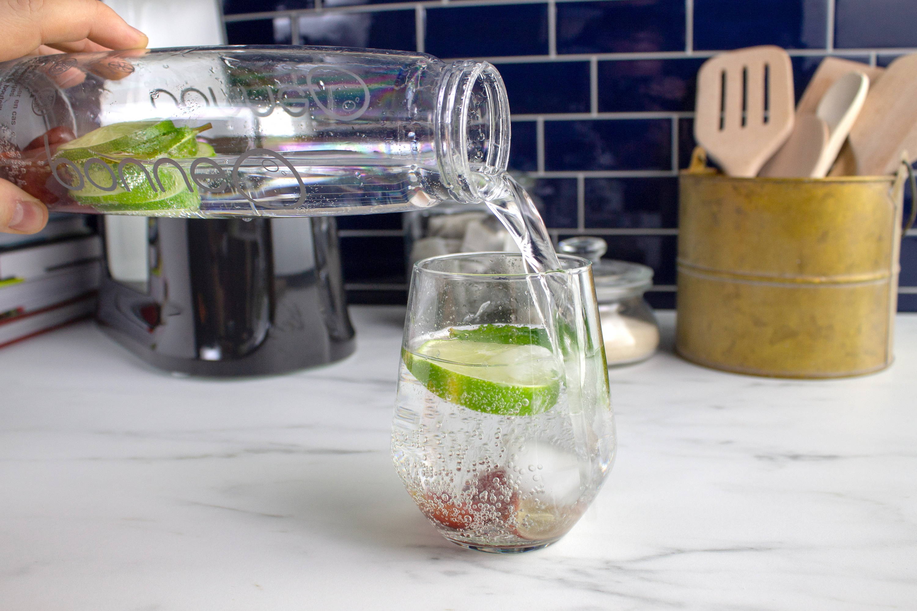 A Simple Grape & Lime Water Infusion – Bonne O