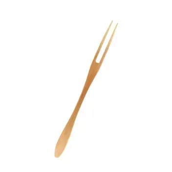 A forked bamboo skewer