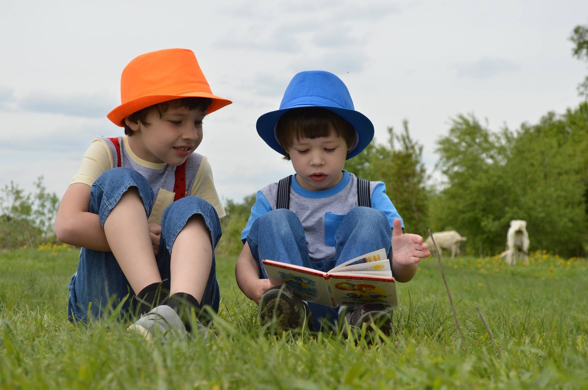Parent reading aloud to child